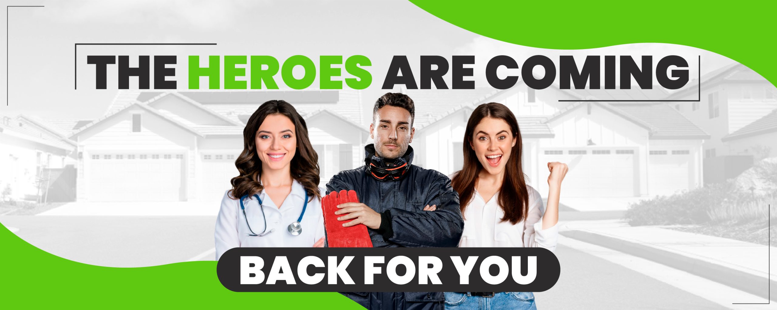 Banner about the return of the Heroes program