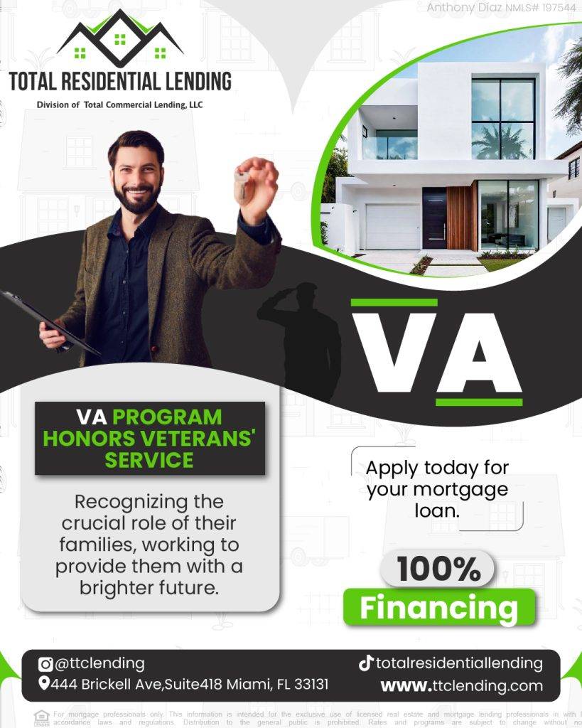 The VA program offers affordable loans for veterans.